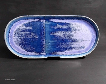 13 inch Oblong Serving Platter Ceramic Stoneware