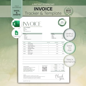 Gestor de facturas y plantillas / Excel inteligente y totalmente automatizado - Google Sheets / Servicio de primera categoría (5 estrellas) - Fácil configuración