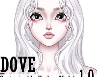 DOVE  - Customizable Vtuber Model - Vtuber / Live2D / Asset