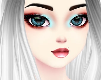 Vroid Makeup Set - Flame