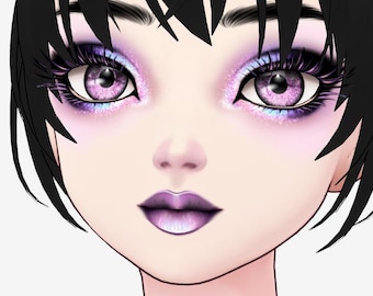 Vroid Makeup Set + Presets - Pink2