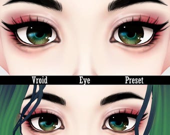 Vroid Eye Preset - Shape + Makeup