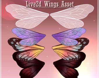 Vtuber/Live2D Asset - Customizable Wings