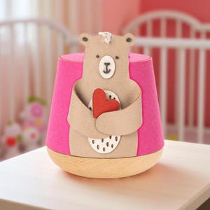 Handmade Teddy Bear Child Urn for ashes: Teddy Memorial Urn