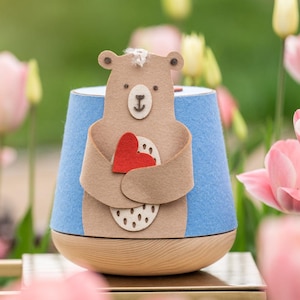 Handmade Teddy Bear Child Urn for ashes: Teddy Memorial Urn