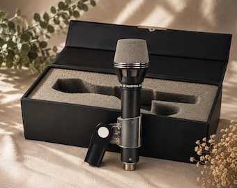 Rare Vintage AKG for Beaulieu Microphone Made in Austria w/ Original Box