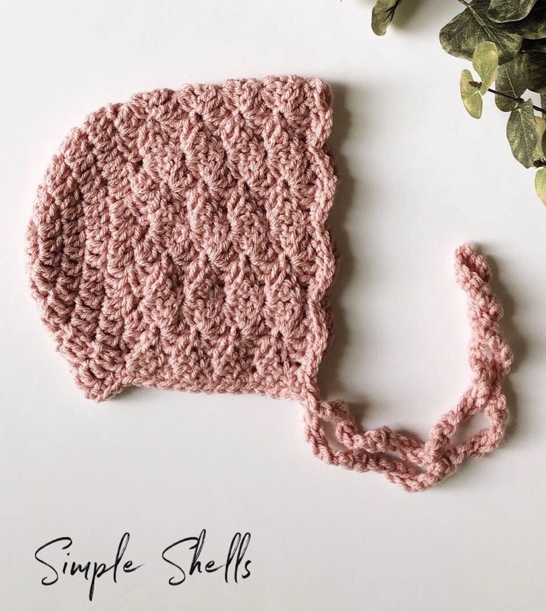 SHELBY Baby Bonnet crochet PATTERN image 9