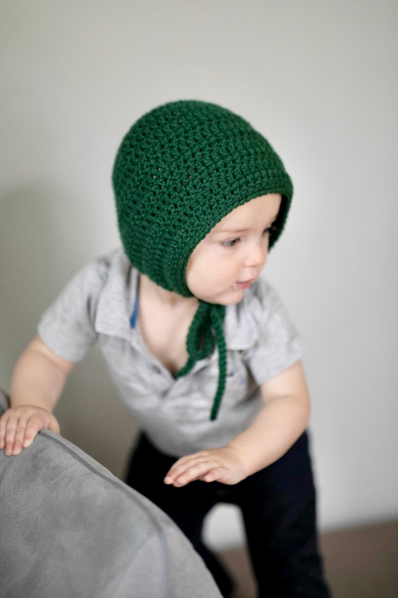 UNION CLASSIC Baby Bonnet crochet PATTERN image 7