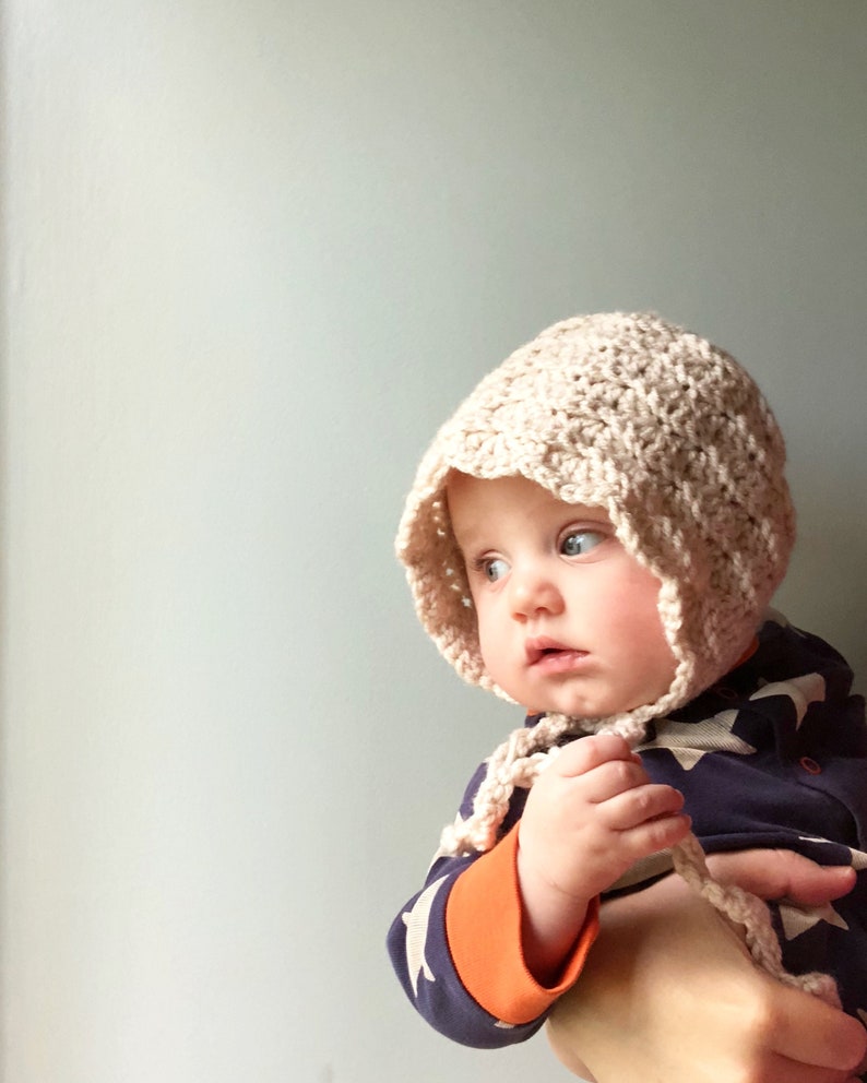 SHELBY Baby Bonnet crochet PATTERN image 8