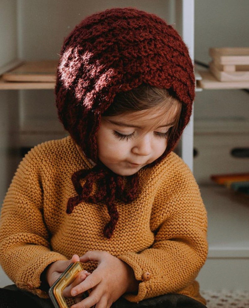 SHELBY Baby Bonnet crochet PATTERN image 5