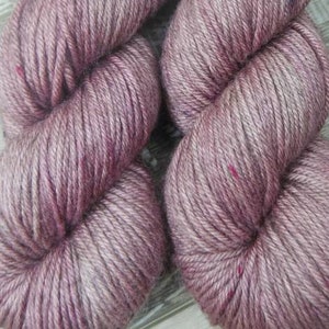 RTS Tawaret Yak Silk DK Yarn Superwash Merino Wool Mythical Gods Collection Semi Solid Tonal Speckle Dusty Rose Pink