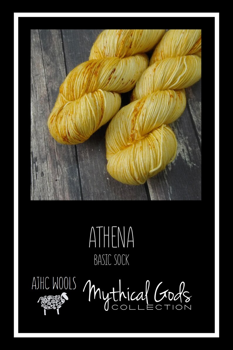RTS Athena Mythical Gods Collection Basic Sock Fingering Weight Sock ...
