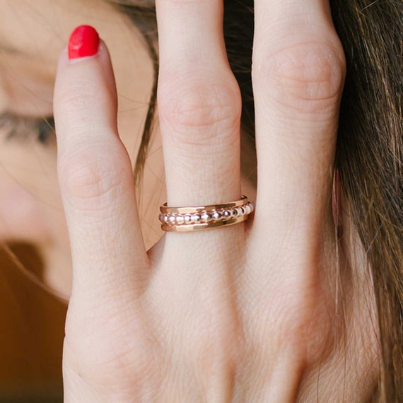 Sterling Silber Daumen Ring Gold Daumen Ringset Gold