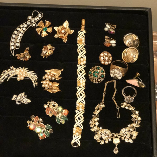 Vintage Jewelry Lot Repair Lot Harvesting Lot