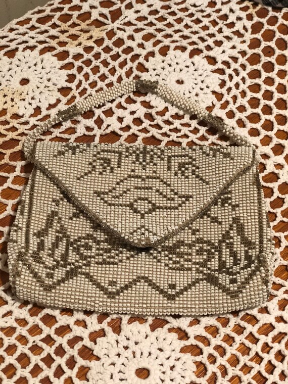 Vintage 1940’s Purse Czechoslovakian Beaded Handb… - image 6