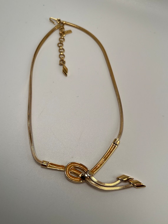 Monet Gold Tone Necklace - image 6