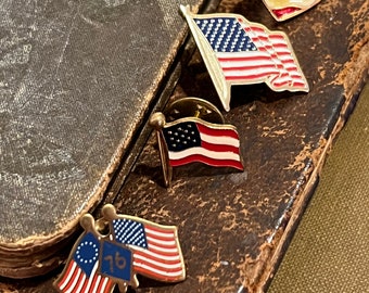 American Flag Push Pin Lot