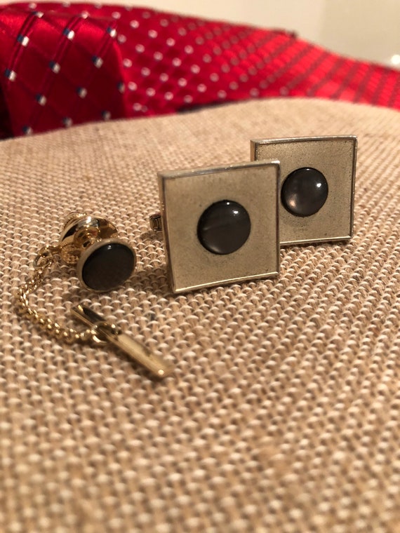 Vintage Sarah Coventry Mother of Pearl Cufflinks … - image 2