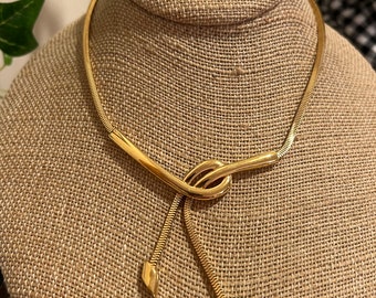 Monet Gold Tone Necklace