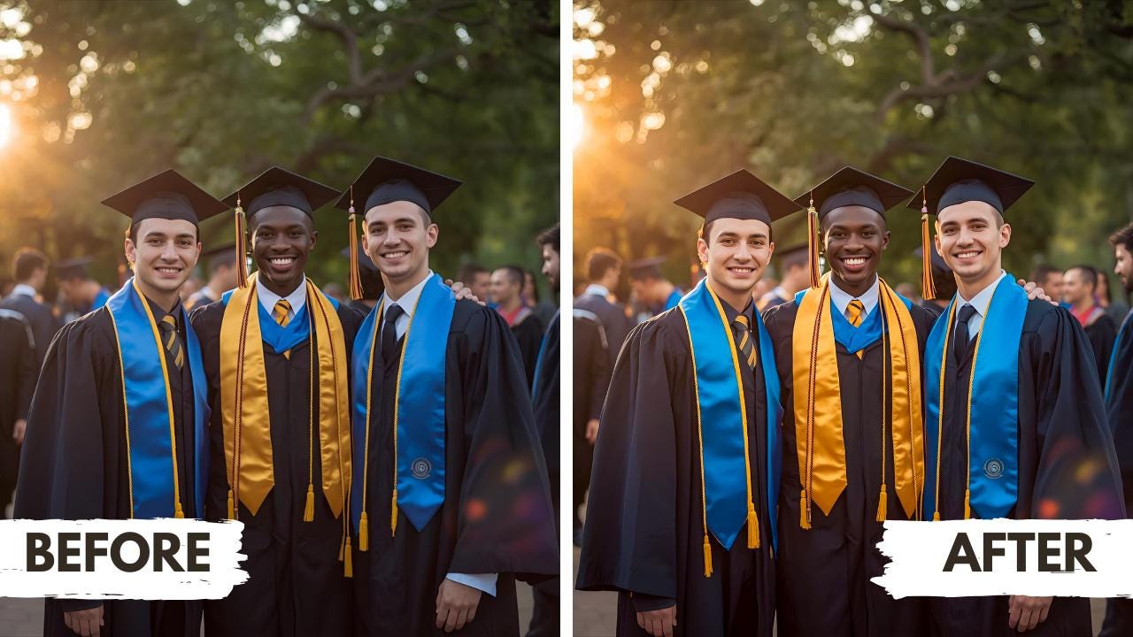 Graduation Presets Mini Pack for Lightroom Mobile | 7 Bright & Warm ...