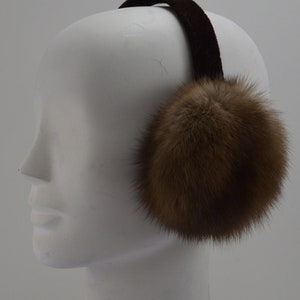 Real Sable Fur Earmuffs new
