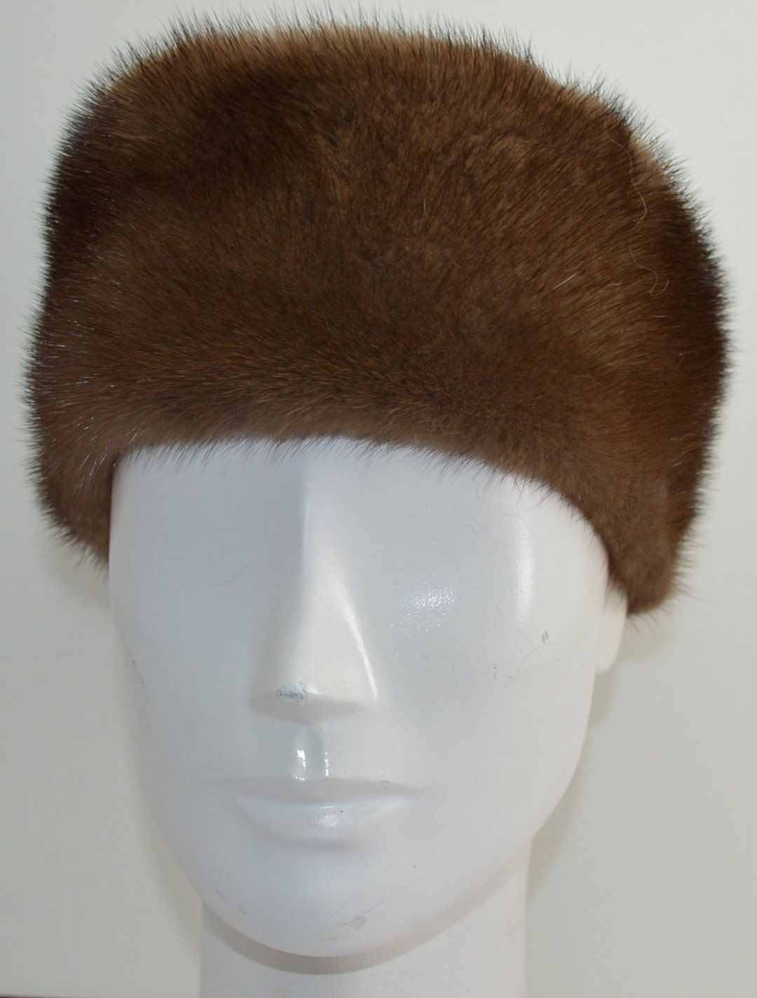 Demi Buff Brown Mink Fur Headband New Manufactured in US - Etsy