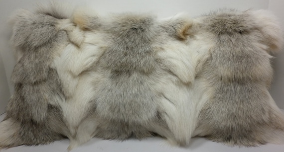 Real Genuine Kalgan Lamb Fur Forest Green Pillow New made in usa fur cushion