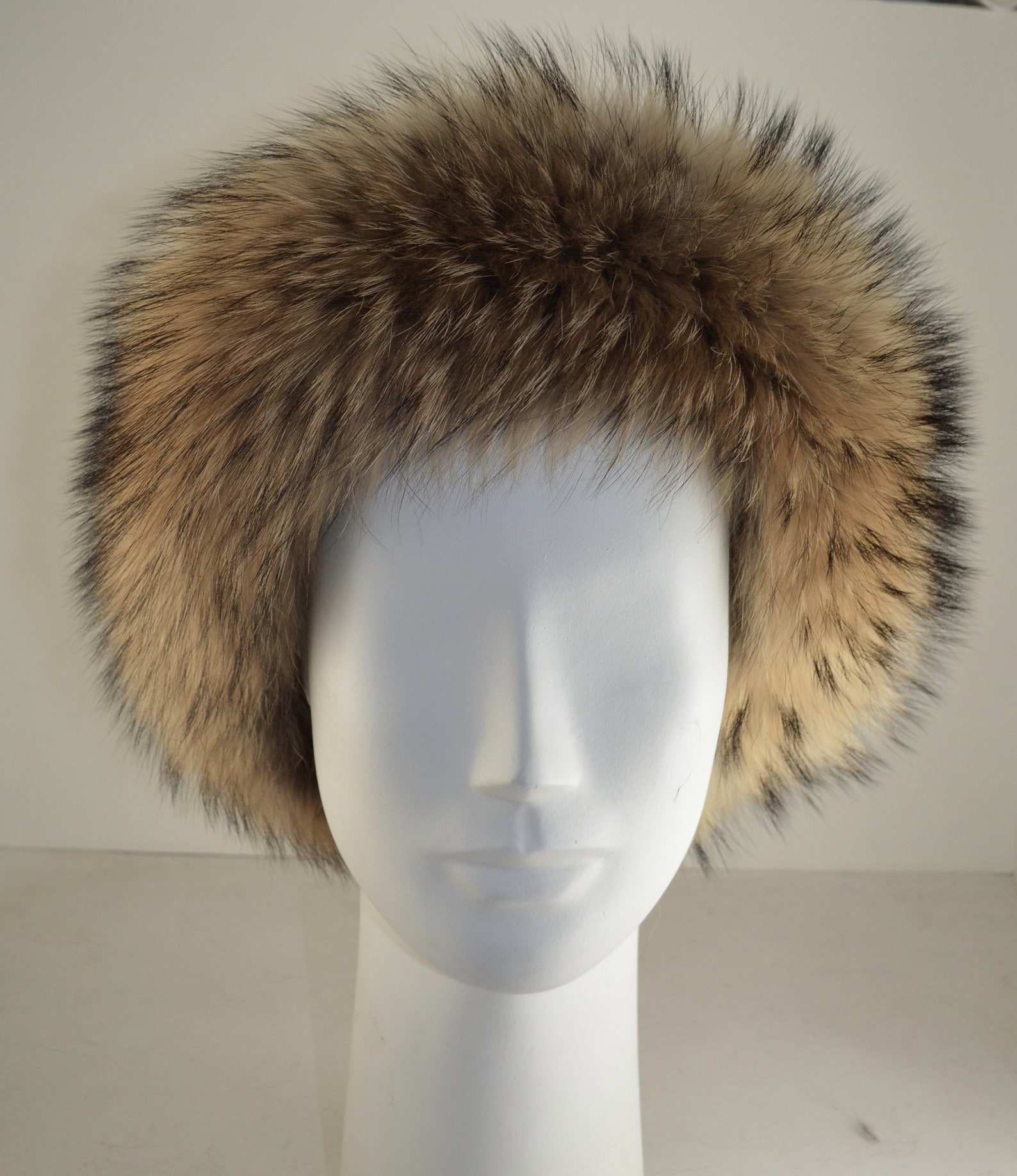Raccoon Fur Headband New Made in the Usa - Etsy