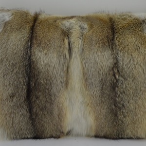 kit fox fur pillow real nsert Included