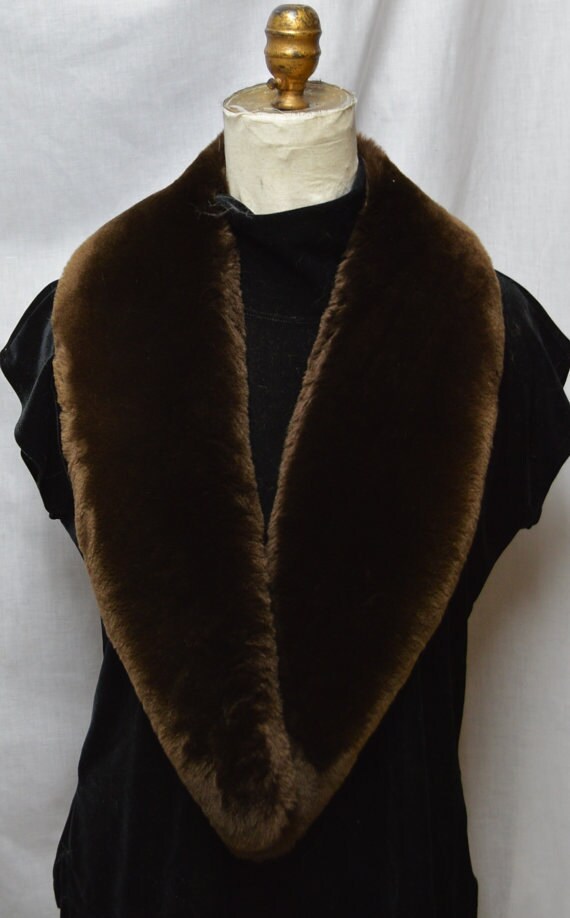 beaver fur scarf