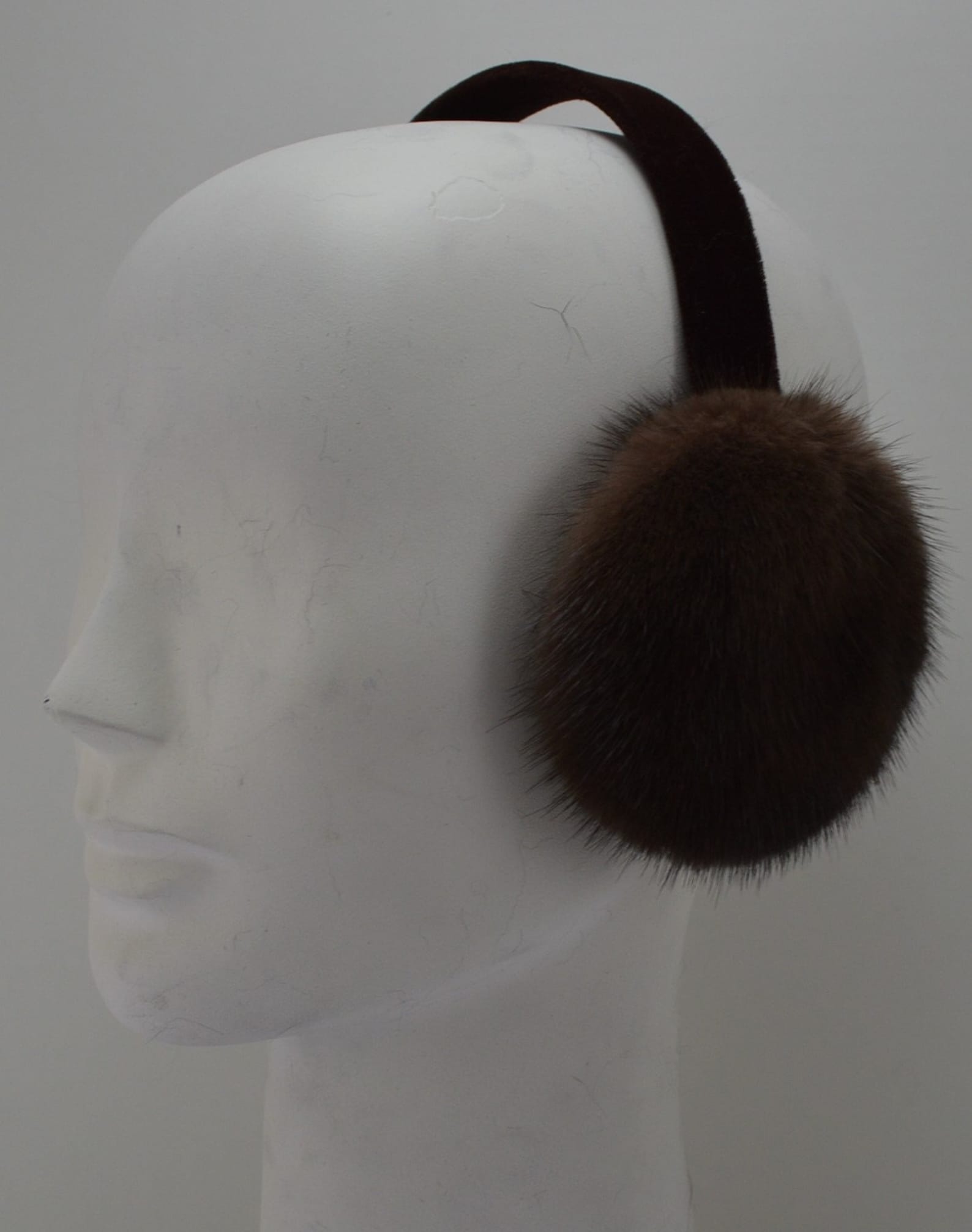 Mahogany Mink Fur Earmuffs Made in Usa New Etsy
