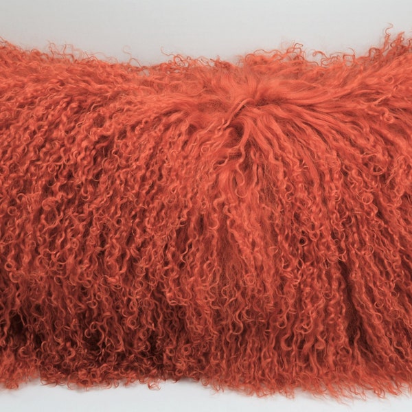 Orange Mongolian Cushion Etsy