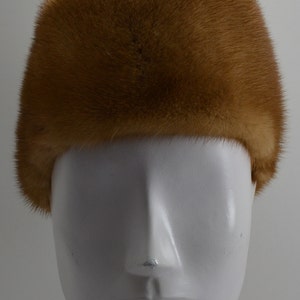 Whiskey Mink fur Headband Manufactured in US