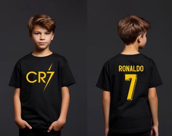 Cristiano Ronaldo T-Shirt, CR7 Ronaldo Soccer Shirt, Football Merch Ronaldo Shirt, Ronaldo Youth Shirt, Football Merch Ronaldo Tee