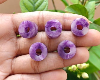 Lepidolite Spacer Beads Loose Gemstone Beads for DIY Jewelry Making Findings Supply