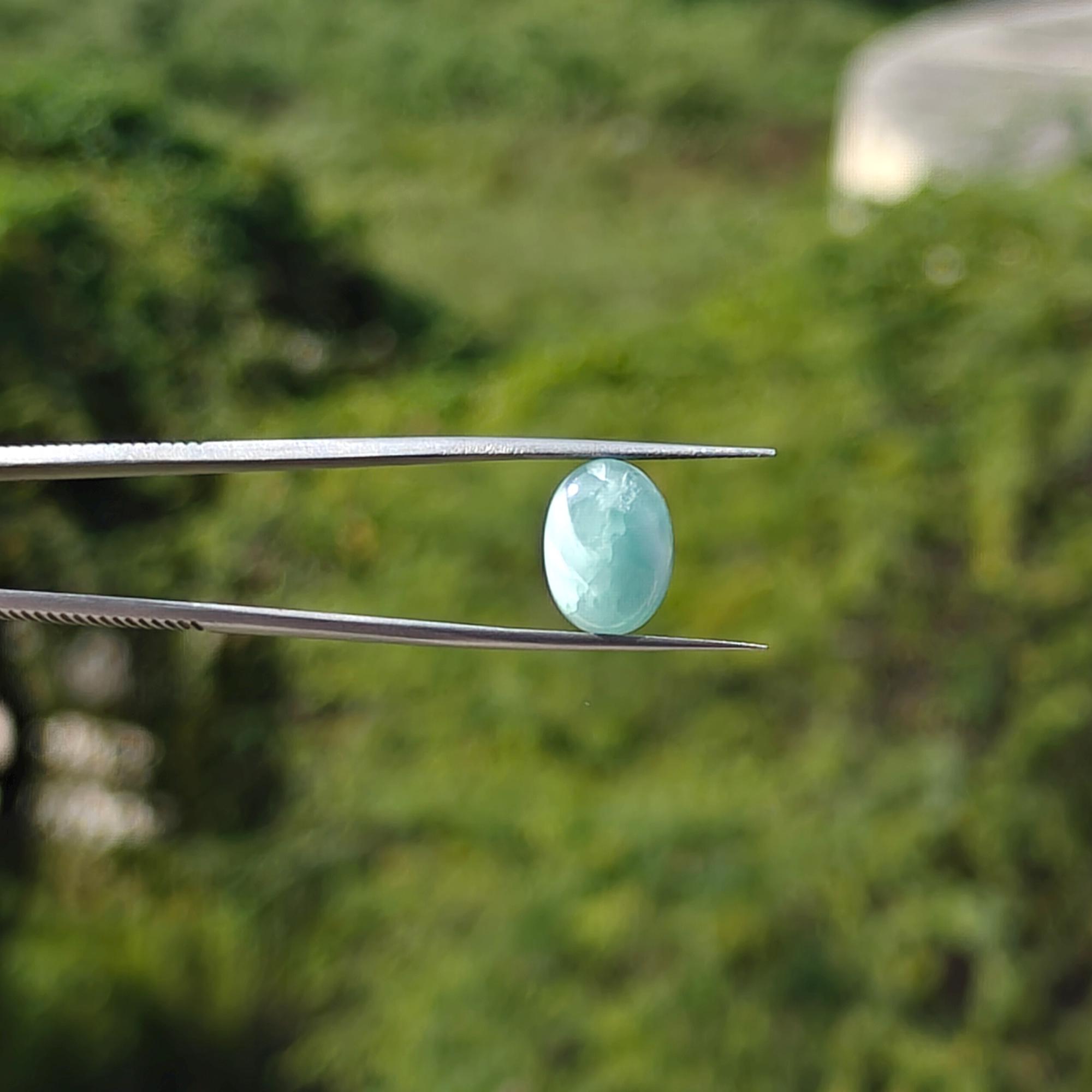 Natural Hemimorphite 10X14MM Oval Shape Gemstone Cabochon In Lot