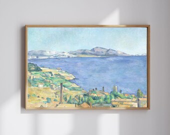 Cezanne Classic Landscape | Mont Saint-Victoire and the Viaduct | The Met Collection | Restored & 300DPI | (Digital Product)