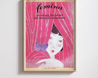 Vintage Paris Poster: Restored Antique French Poster Print (Digital File)