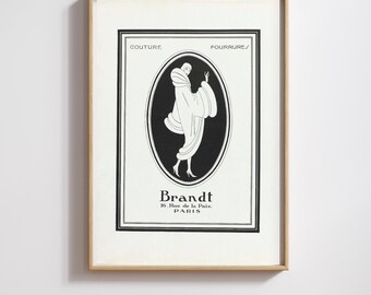 Vintage Paris Poster: Restored Antique French Poster Print (Digital File)