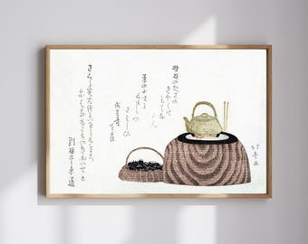 Japanese Japanese Tea Set  | RIJKS Museum | Zen Still Life | Restored | 300DPI (Digital Download)