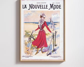 Vintage Paris Poster: Restored Antique French Poster Print (Digital File)