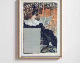 Vintage Paris Poster: Restored Antique French Poster Print (Digital File)