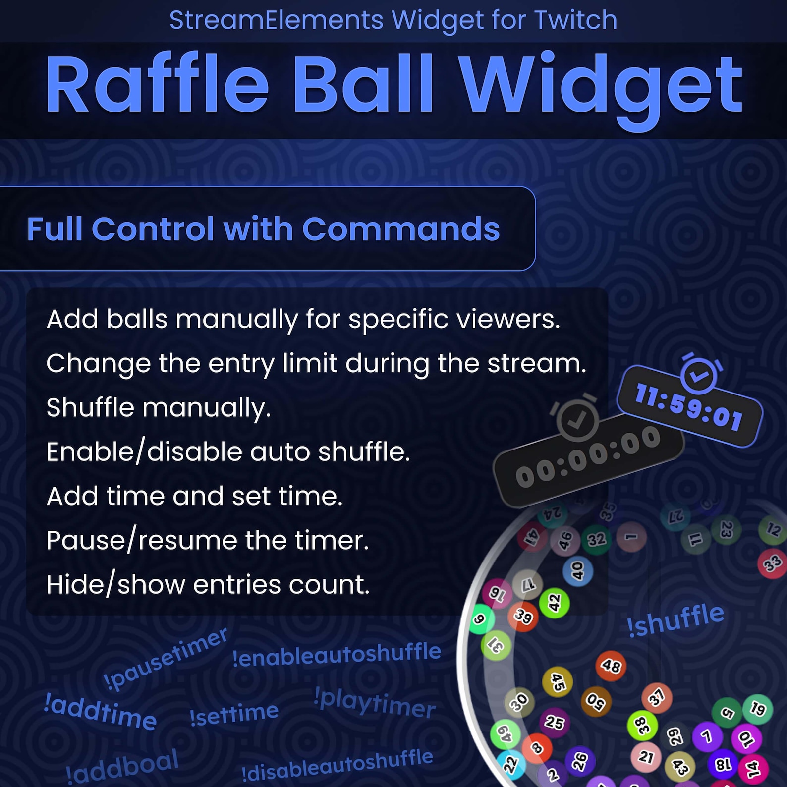 Raffle Ball Widget for Twitch | Customizable Streamelements Widget ...