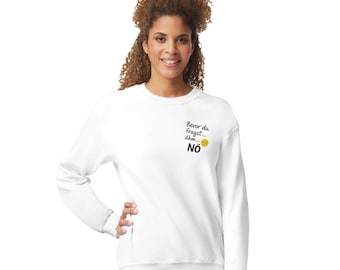 "Um No" Sweater | Statement Sweater | Unisex Hoodie | Funny Slogan | Comfortable Cotton Blend | Gift Idea