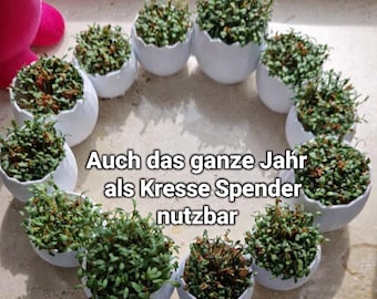 Easter wreath eggshell wreath – Sustainable 3D printed egg wreath in two sizes | Minimalist spring & table decoration