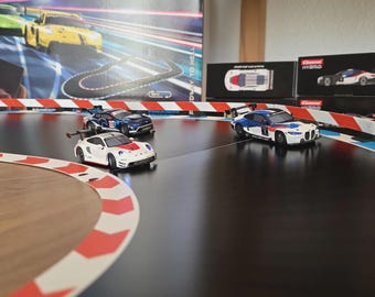 Carrera Hybrid MEGA Accessory Value Pack – Banked Curve, Bump, Cleaning Rod, Supports and Bridge | 3D Printed Accessories for Hybrid Race Track