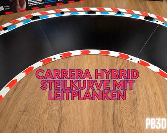 Carrera Hybrid | Banked Curve with Guardrail | Carrera Hybrid Accessories