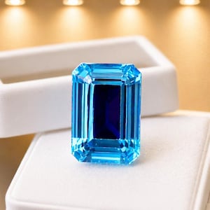 Dual Color Sapphire Natural Stone Blue Color Sapphire AAA Round 13 ct Faceted Pitambari Sapphire Certified Stone For Making Jewelry