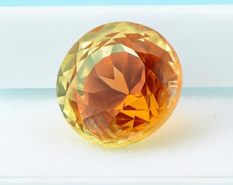 12.40 Ct Diamond Cut Pitambari Sapphire, Natural Ceylon Gemstone