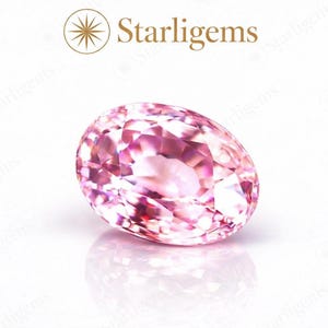 Saphir rose naturel certifié CGI 11 carats, pierre précieuse en vrac, taille ovale AAA, bague en saphir véritable, pendentif en pierre, fabrication de bijoux